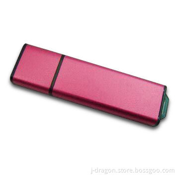 Aluminum USB Flash Drive, Supports Any Formats of Logo Imprint and Bootable Function